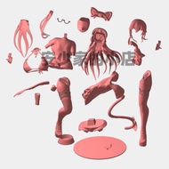 White Model Resin GK Anime Sony Bé Gái Assembly Practice 3D Printing Static DC Comic Series Collecti