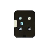 Aoduoyaya Dice Slider Fidget Toy 5 Hole Tekan Dadu Portable Hand Push Stress Relief EDC Desk Game Gi