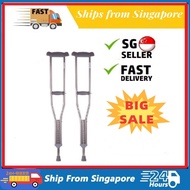 Lightweight Underarm Crutches -Underarm Crutches Arm Support / Aluminium Shoulder Crutches (1 pair)