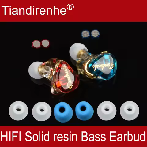 Tiandirenhe TD02 pro MMCX Solid resin HiFi Earbud star's sport Stage Replaceable For iphone mp3 game