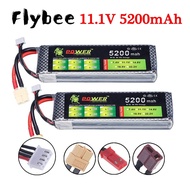 Li-polymer 11.1V 5200mAh 35C MAX 70C Lipo Power Battery For RC Drones Helicopter Airplanes Cars 5200