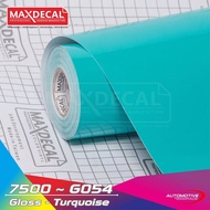 Maxdecal 7500 G054 Gloss Turquoise Sticker Meter/