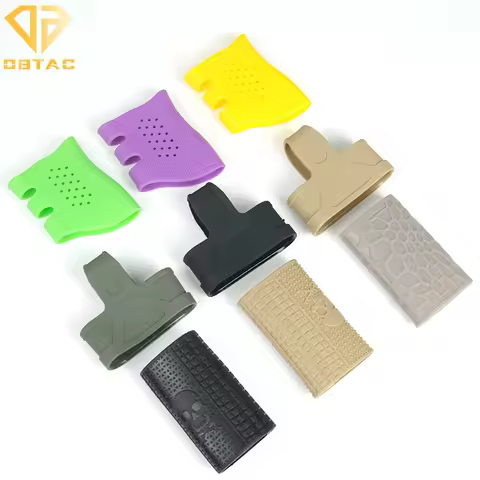 2/1PCS Airsoft Handgun Rubber Protect Cover Grip Glove New Tactical Hunting Rifle Accessories Nylon