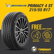 Michelin Primacy 4 ST 215/55R17 Tayar Tire (FREE INSTALLATION/Delivery) SABAH SARAWAK Kona Sonata BR