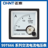 Direct Current Meter Mounted Chint Voltage Meter99T666-V Small DC Pointer99T666-A Communication RD9C