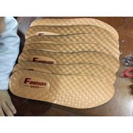 Breathable and soft leather shoe insoles for men's shoes, yellow lining, suitable for office shoes i