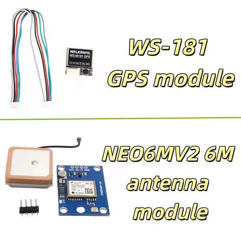 Ublox NEO-6M GPS Module, M10 GPS with Integrated Compass for Drone Flight Controller Positioning Nav