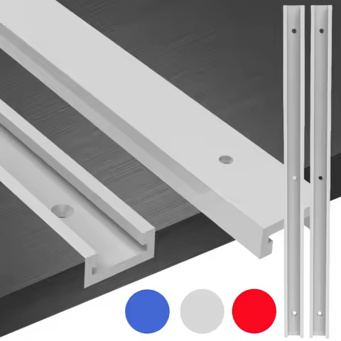 2Pcs Tracks 19/30 Type T Slot Miter Jig Tool, Aluminum Alloy Miter Track Jig Fixture Track Jig Tool 