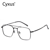 Cyxus Clear Aviator Glasses Eyeglasses Half Titanium Frames Eyewear For Men Women 8141