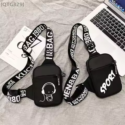 【QT329M3】Men's Shoulder Bag Trend Waterproof Small Messenger Bag Square Crossbody Bags Bag For Men S