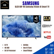 Samsung 55 / 65 / 75 / 85 QLED Q8F 4K Vision AI Smart TV Q4 AI Processor Picture Quality QA50Q8FAAKX