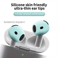 Wireless Headphone Cover For AirPods 4th Case Silicone Soft Plain Color Covers For Apple AirPods4 Pr