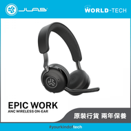 JLab Epic Work ANC 頭戴無線貼耳式耳機 黑色