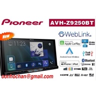 PIONEER AVH-Z9250BT ~ IN-DASH DOUBLE DIN DVD MULTIMEDIA AV RECEIVER WITH 7” WVGA