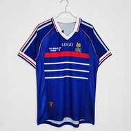 1998 France Home Retro Edition  Jersey Short Sleeve Men's T-shirt