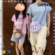 DAPHNE Labubu Plush Bag, Colourful Cartoon Shoulder Bag, Large Capacity Crossbody Bag