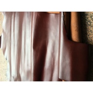 Cowhide Leather Fabric - Retro Red-Brown Oil Tanned | CE3L