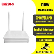 New GM220-S XPON Supports EPON GPON All ONU English Version Adapter Included