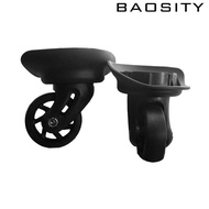 [Baosity] 2 Suitcase Black Suitcase Swivel Castor Wheel