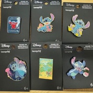 Disney pin boxlunch loungefly 迪士尼 徽章 襟章 dumbo baymax 小飛象 Pooh Alice 小熊維尼 愛麗絲 史迪仔 stitch Ariel rapunz