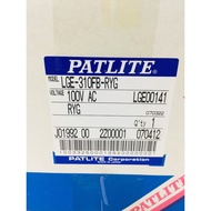 PATLITE LED SIGNAL TOWER LIGHT LGE-310FB R/A/G