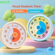 EPOCH Countdown Timer, Time Management Silent Visual Timer, Cartoon Colorful Disc 60 Minutes Alarm C