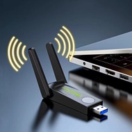 GKFFU ยูเอสบี การ์ดเครือข่ายไร้สาย1300M ตัวรับสัญญาณ WiFi ดองเกิล WIFI เสาอากาศอะแดปเตอร์ กิกะบิต สำหรับ PC แล็ปท็อป/โทรศัพท์มือถือ /แท็บเล็ต