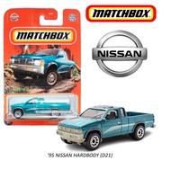 MATCHBOX : รุ่น '95 NISSAN HARDBODY (D21) โมเดลรถเหล็ก ของเล่น ของสะสม ลิขสิทธิ์แท้ (ในร้านมีให้เลือกมากกว่า500แบบ) แม็คบล๊อค โมเดลรถ ของเล่น MB1A1