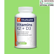 Vitahealth Vitamins K2 + D3(60Capsules)