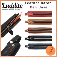 Luddite Leather Baton Pen Case Premium Pen Holder in Multiple Colors LDK-BPN
