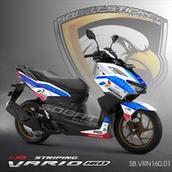 Striping Vario 160 2022 - Sticker Striping All New Vario 160 2022 Livery Mandalika