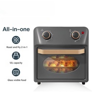 Air Fryer Hot Air Oven 2 in 1 Large Capacity 12L Fearless Fryer Frying Pan Image Window Air Fryer Oil-Free Oven Air Oven