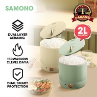 SAMONO Multipurpose Ceramic Electric Pot Slow Cooker Rice Cooker SW-DG 05 Rice Cooker