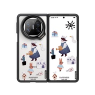 MASFEIL | เคสโทรศัพท์พับได้พร้อมที่วางสำหรับ Huawei Mate X5