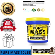 Muscle Kingdom Pure Mass 10 lbs / 4.5 kg &2.2lbs/1kg - Makanan Tambahan Penambah Berat