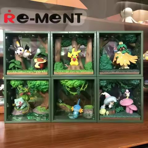 Re-Ment Pokemon Figures Full Set SWING VIGNETTE Decorative Frame Collection Terrarium Collection Ser