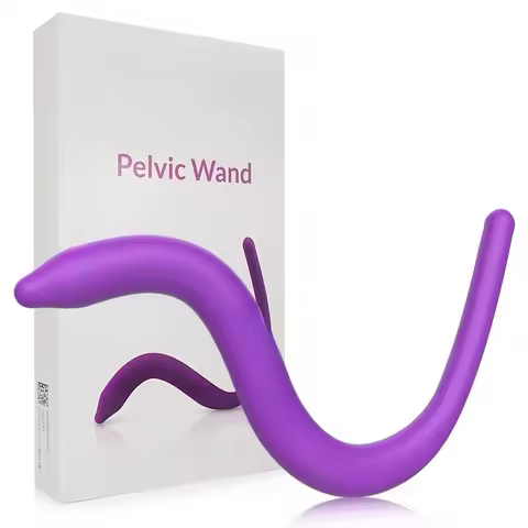 Vibrating Pelvic Wand,Pelvic Floor Muscle Trigger Point Massager,Perineal Massage Tool for Pelvic Ph