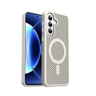 Metal Lens Cooling Magsafe Phone Case For Samsung S26 S25 S24 S23 Plus Ultra A16 A17 A26 A27 A35 A37