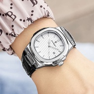 jam tangan lelaki original 100% jam tangan lelaki 2024 Tarikh Tulen Baharu Kuarza Tonton Tali Pinggang Lelaki Kalis Air Tonton Personaliti Fesyen Bergaya Pelajar Jam Tangan Lelaki