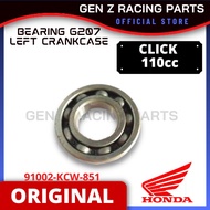Honda Click 110cc Bearing 6207 Left Crankcase Bearing Ball Radial 6207 (OE)