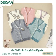 Dokma DA2260 super soft wool vest, size 0-9M