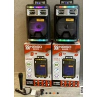 QS- 4000) 8" Speaker Outdoor Portable trolley Speaker DJ Speaker System