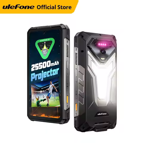 【World Premiere】Ulefone Armor 34 Pro 5G AI Rugged Phone 25500mAh Up to 32GB+512GB Built-in Projector