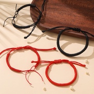 Braided Hand Rope--Rong Kong Knot Bracelet Red Rope Bracelet Diamond Knot Bracelet Valentine's Gift