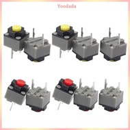 5PCS  Mute Button 6x6x7.3 Silent Switch  Mouse Wired Mouse Button