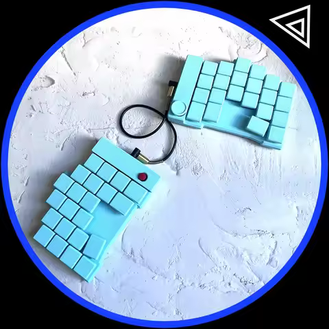 DL42 Low Profile Switch Split Keyboard 40% Mechanical Keyboard Kit Diy Mini Red Dot Keyboard Thinkpa