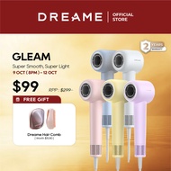 【2 Years Warranty】 Dreame Hair Gleam Hair Dryer | High Speed 2 Mins Fast Drying | 330g Lightweight