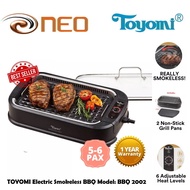 TOYOMI Electric Smokeless BBQ Model: BBQ 2002 Electric BBQ Grill