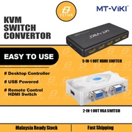 7star MT-VIKI 2 Port USB Auto VGA KVM Switch Converter/MT-VIKI 5-IN-1 HDMI KVM Switch Converter