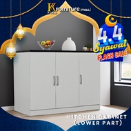 Modern Kitchen Cabinet Almari Dapur Murah Kabinet Dapur Storage Cabinet Melamine Top Ikea Furniture 